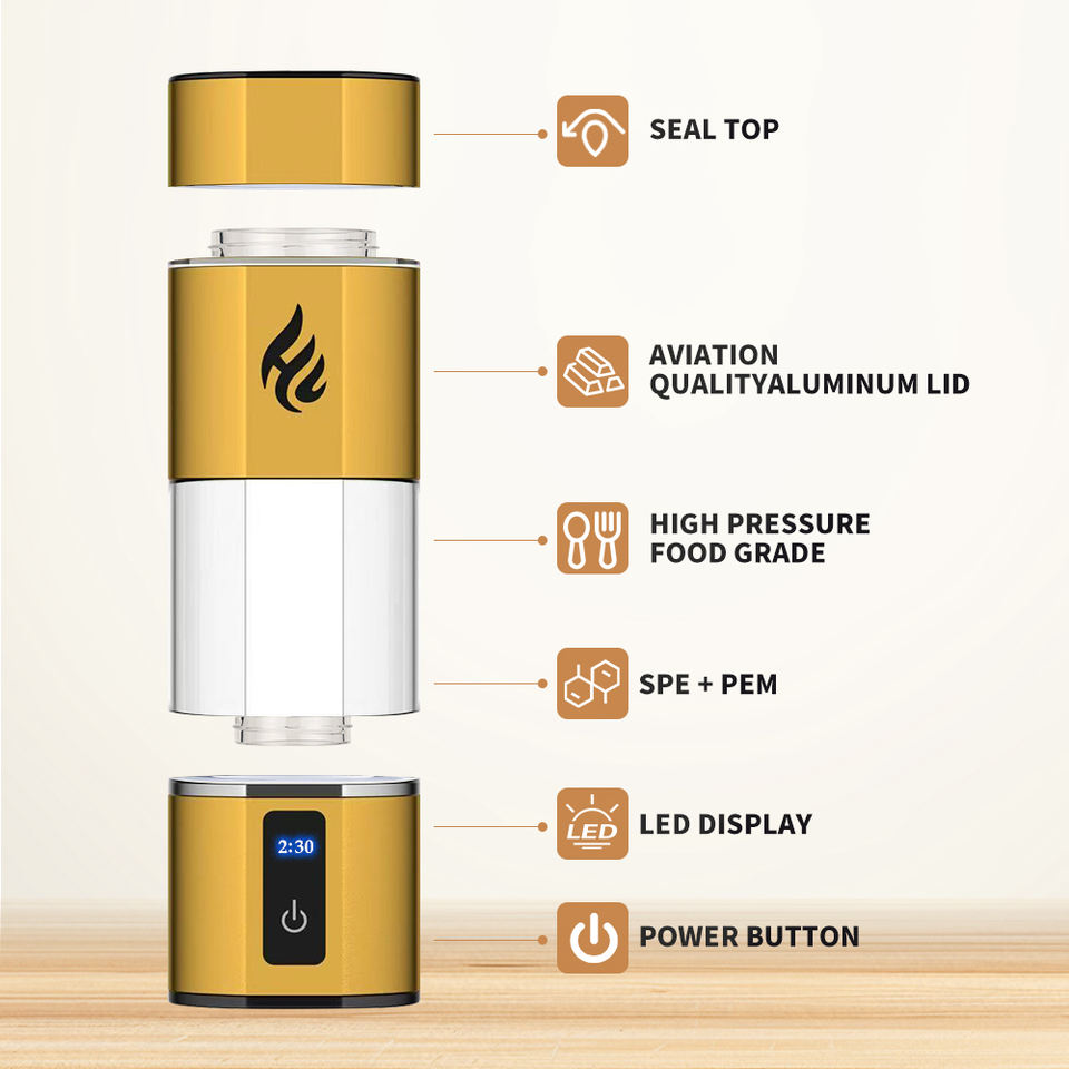 HydroBoost Premium Hydrogen Water Bottle™
